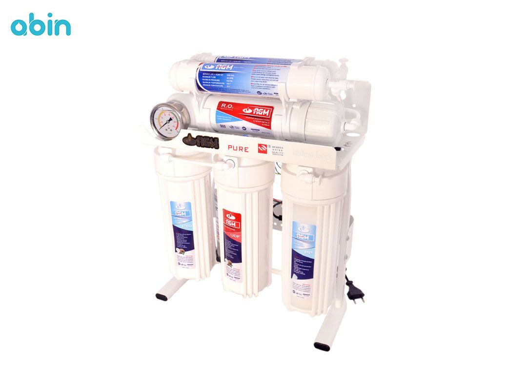 خاصیت قلیایی آب خروجی دستگاه تصفیه آب 7 مرحله ای AGM